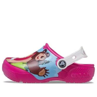 Crocs (GS) Fun Lab Masha And The Bear Patch Clogs &laquo;Candy Pink&raquo; 207079-6X0