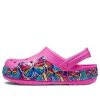 Crocs (GS) Fun Lab Multi Butterfly Band Light Clogs &laquo;Pink Blue&raquo; 206158-6QQ