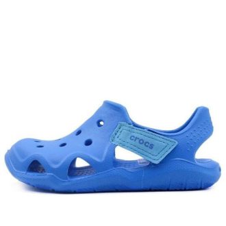 Crocs (GS) Havblå sandaler 204021-456