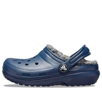 Crocs (GS) klassisk fôret glittertresko &laquo;Blue&raquo; 207010-459