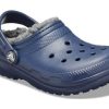 Crocs (GS) klassisk fôret glittertresko &laquo;Blue&raquo; 207010-459