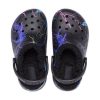 Crocs (GS) klassisk fuzz-foret tresko &laquo;Black Lightning&raquo; 207322-0C4