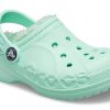 Crocs (GS) Klassiske Baya-forede tresko &laquo;Mint&raquo; 205977-3TI