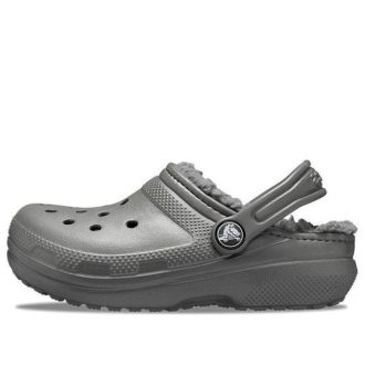 Crocs (GS) klassiske fôrede tresko &laquo;Slate Grey Smoke&raquo; 203506-0EX