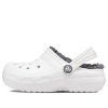 Crocs (GS) klassiske fôrede tresko &laquo;White Grey&raquo; 207009-10M