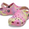 Crocs (GS) Klassiske marmortresko &laquo;Pink Yellow&raquo; 207002-6SO