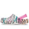 Crocs (GS) klassiske tresko med dyretrykk &laquo;White Multi&raquo; 207600-94S