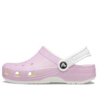 Crocs (GS) Klassiske tresko &laquo;Pink White&raquo; 209161-6S0