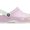 Crocs (GS) Klassiske tresko &laquo;Pink White&raquo; 209161-6S0