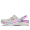 Crocs (GS) Literide 360  marmorerte tresko &laquo;Grå rosa blå&raquo; 207668-1DU