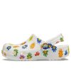 Crocs (GS) Tresko med klassisk sesongtrykk &laquo;White Multi&raquo; 207345-94S