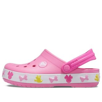 Crocs (GS) x Disney Mikke og Minnie Mouse tresko &laquo;Pink White&raquo; 206800-04