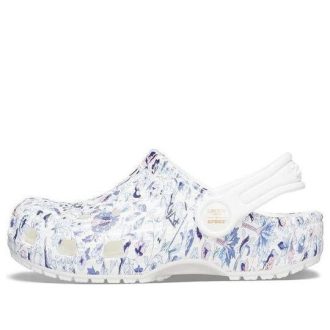 Crocs (GS) x Liberty London Classic Clogs &laquo;White Blue&raquo; 206514-100