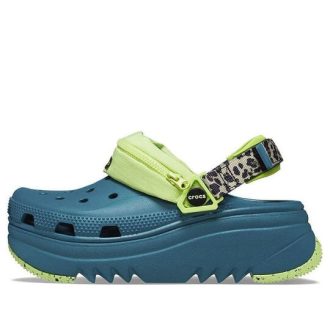 Crocs Hiker Xscape Animal Print Clog &laquo;Teal Green&raquo; 208605-9DB