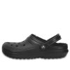 Crocs Hold deg varm Slitebestandig Cozy Sports Unisex svarte sandaler 204563-060