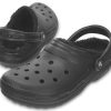 Crocs Hold deg varm Slitebestandig Cozy Sports Unisex svarte sandaler 204563-060