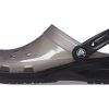 Crocs Jelly Crocs Transparente Svarte Unisex-sandaler 206908-001