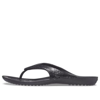 Crocs Kadee II Light Cozy flip-flops Unisex Black 207314-001