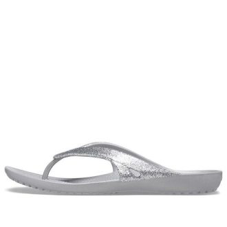 Crocs Kadee II Minimalistic Cozy Sportstøfler Unisex Sølv 207314-040