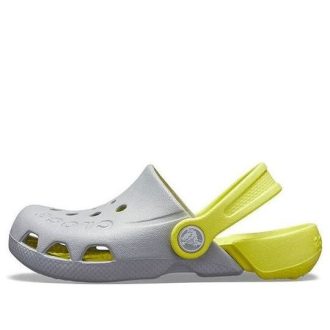 Crocs Kids Crocs Klassisk tresko Sportssandaler &laquo;Grågrønn&raquo; 10400-06T