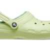 Crocs klassisk fôret unisex blå sandaler 203591-335