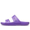 Crocs klassisk myk såle koselig flat hæl sportstøfler unisex lilla 206761-518