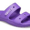 Crocs klassisk myk såle koselig flat hæl sportstøfler unisex lilla 206761-518