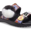 Crocs klassisk myk såle koselig flat hæl sportstøfler unisex svart 207403-001
