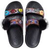 Crocs klassisk myk såle koselig flat hæl sportstøfler unisex svart 207403-001