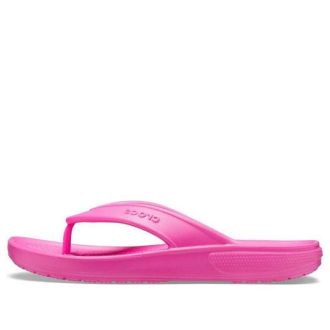 Crocs klassisk myk såle Koselige flip-flops unisex rosa 206119-6QQ