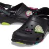 Crocs klassisk terrengtresko Minimalistisk Uformell Unisex svarte sandaler 207340-001