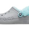 Crocs Klassisk tresko Stay Warm Fleeceforet sko Unisex Grå Blå 206633-0IG