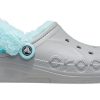 Crocs Klassisk tresko Stay Warm Fleeceforet sko Unisex Grå Blå 206633-0IG