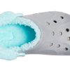 Crocs Klassisk tresko Stay Warm Fleeceforet sko Unisex Grå Blå 206633-0IG