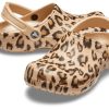 Crocs klassisk trykt tresko &laquo;Leopard Gold&raquo; 205838-98R