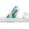 Crocs Klassiske Fargerike Unisex Hvite Sandaler i flere farger 207771-94S