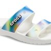 Crocs Klassiske Fargerike Unisex Hvite Sandaler i flere farger 207771-94S
