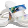 Crocs Klassiske Fargerike Unisex Hvite Sandaler i flere farger 207771-94S