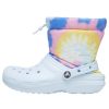 Crocs klassiske fôrede Neo Puff Boots &laquo;Tie Dye Mineral Blue&raquo; 207328-002