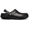 Crocs klassiske glitterfôrede tresko &laquo;Black&raquo; 205842001