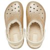 Crocs klassiske glitterfôrede tresko &laquo;Gold&raquo; 504271
