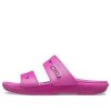 Crocs klassiske koselige unisex lilla røde sandaler 206761-6SV