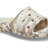 Crocs klassiske marmorsandaler &laquo;White Brown&raquo; 206879-2Y3