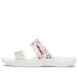 Crocs klassiske sklisikre slitesterke sportstøfler Unisex Hvit 207350-94S