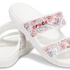 Crocs klassiske sklisikre slitesterke sportstøfler Unisex Hvit 207350-94S