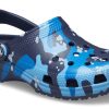 Crocs klassiske trykte Camo Clogs &laquo;Blue Navy&raquo; 206454-4HQ