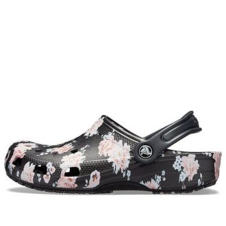 Crocs klassiske trykte tresko &laquo;Black Pink&raquo; 205838-97J