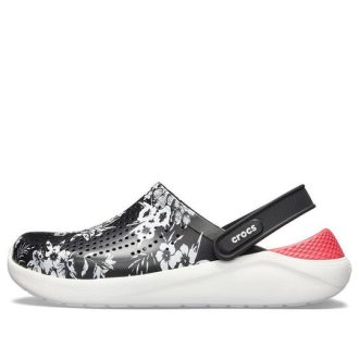 Crocs Lite Ride Hyper Floral Clogs &laquo;Black White Red&raquo; 205848-97J