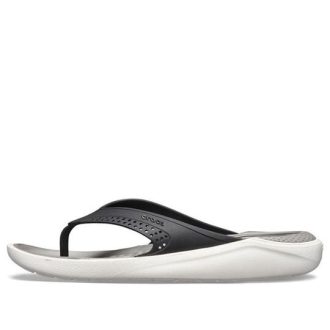 Crocs LiteRide Beach flip-flops Svart Grå &laquo;Black Grey&raquo; 205182-05M