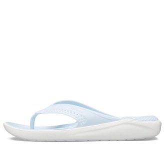 Crocs LiteRide Beach Koselig Stilig Unisex lyseblå tøfler 205182-4KA